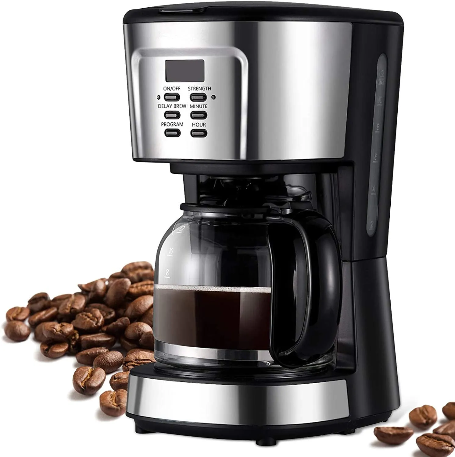 Drip Coffee Machine Coffee Maker Compact  With Keep Warm And Auto-Shut Off Function