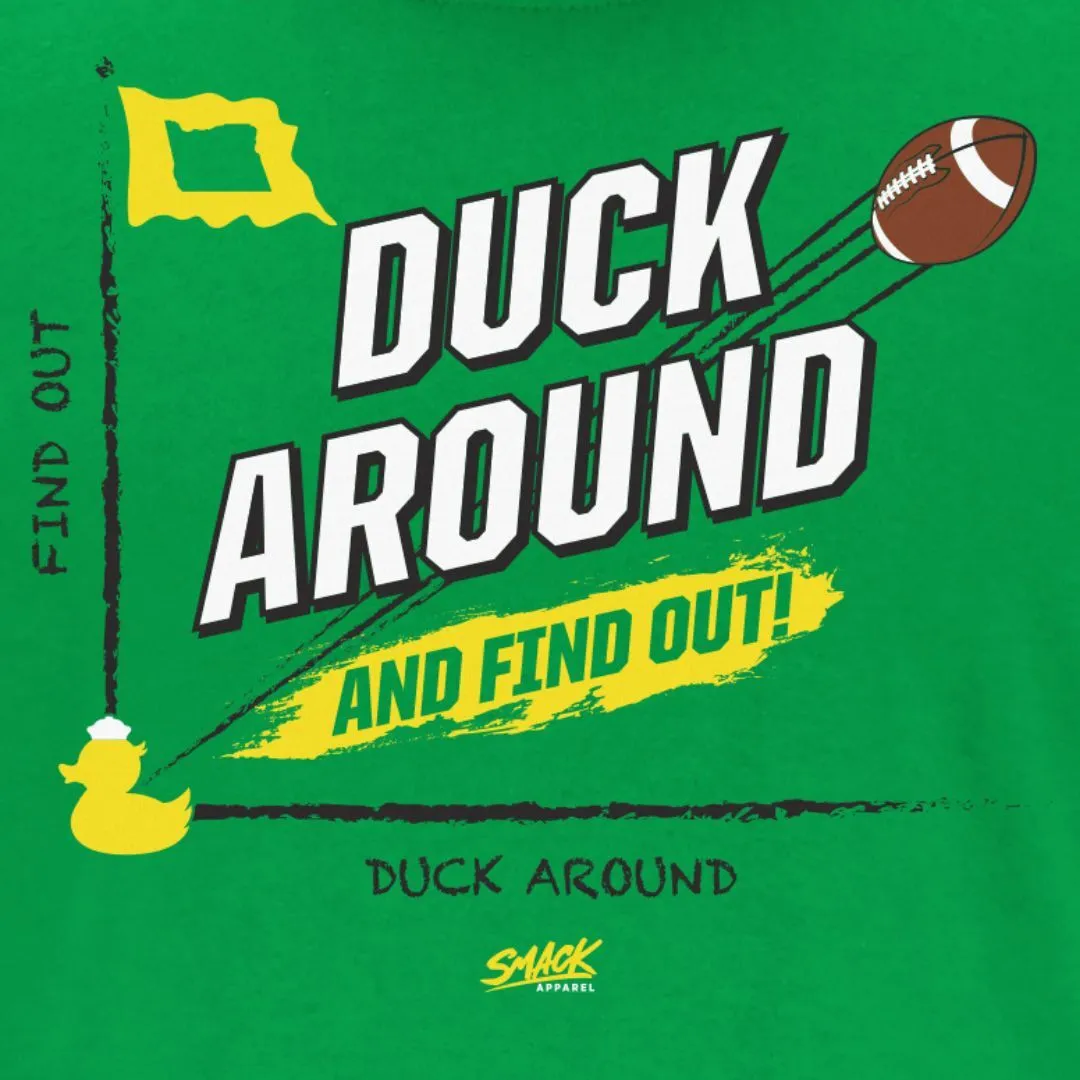 Duck Around and Find Out T-Shirt for Oregon College Fans (SM-5XL)