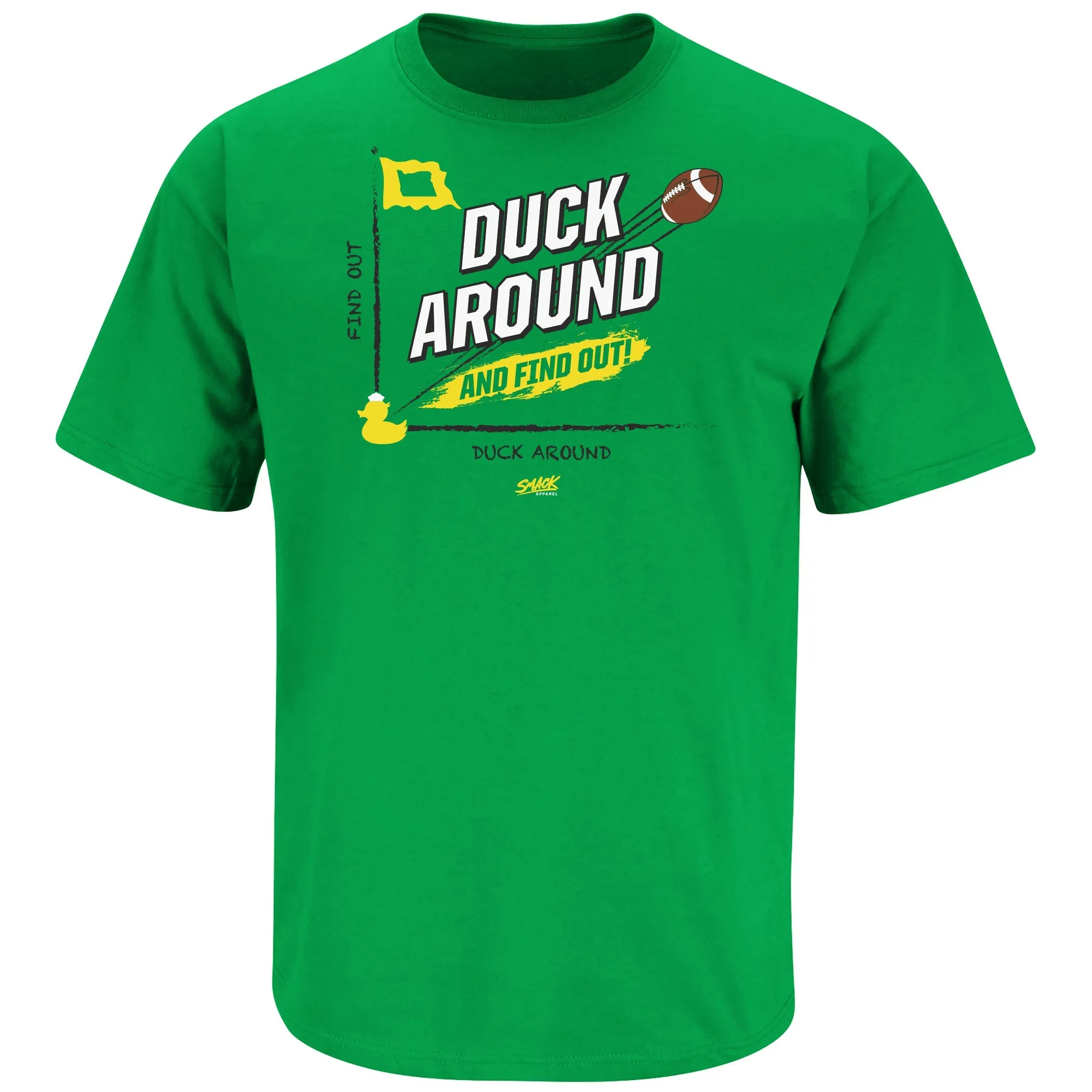 Duck Around and Find Out T-Shirt for Oregon College Fans (SM-5XL)