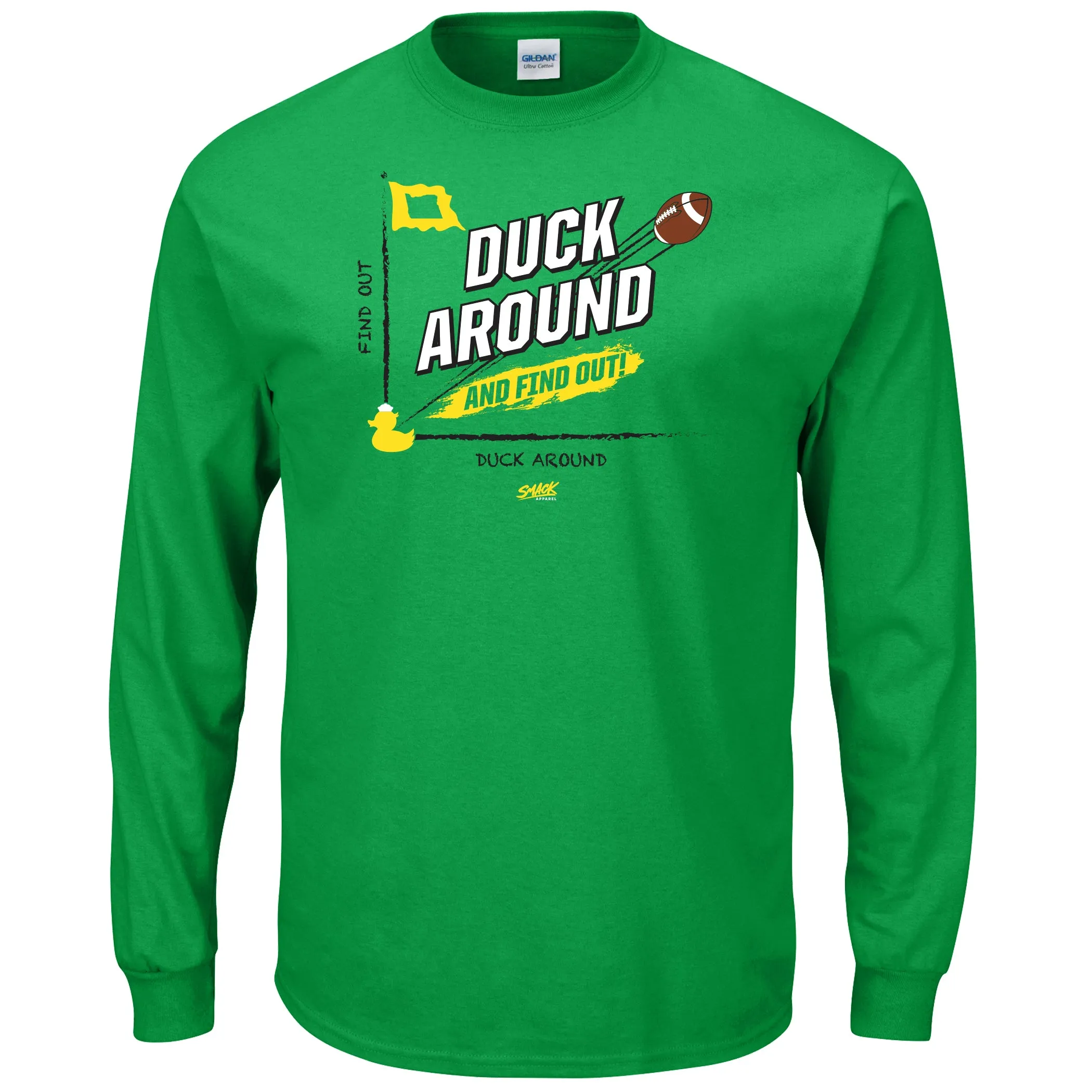 Duck Around and Find Out T-Shirt for Oregon College Fans (SM-5XL)