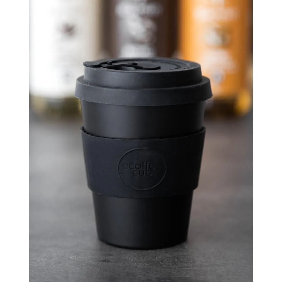 ecoffee cup Reusable Coffee Cup Kerr & Napier Black 12oz - DY487