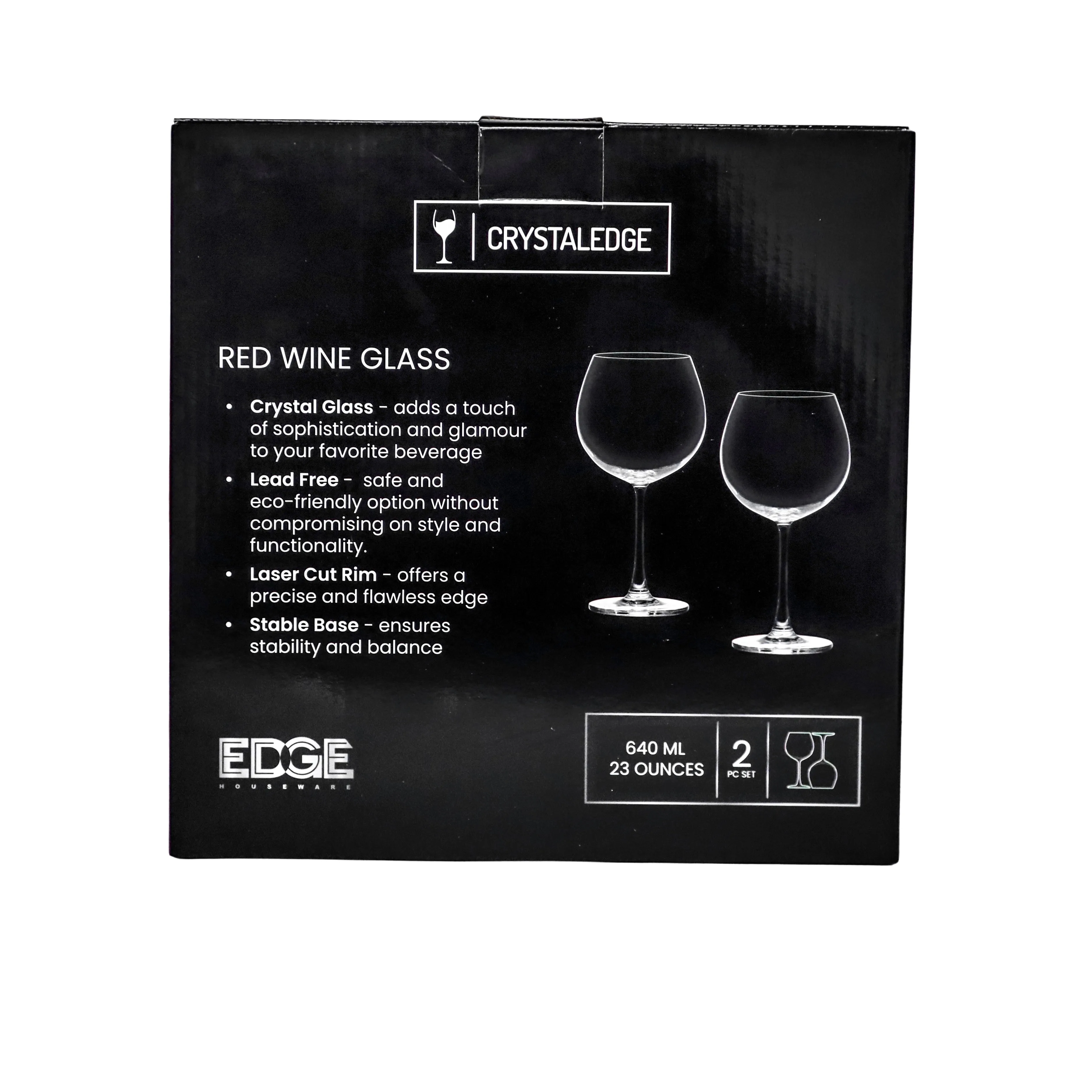 Edge 2-piece Red Wine Glass in a Gift Box