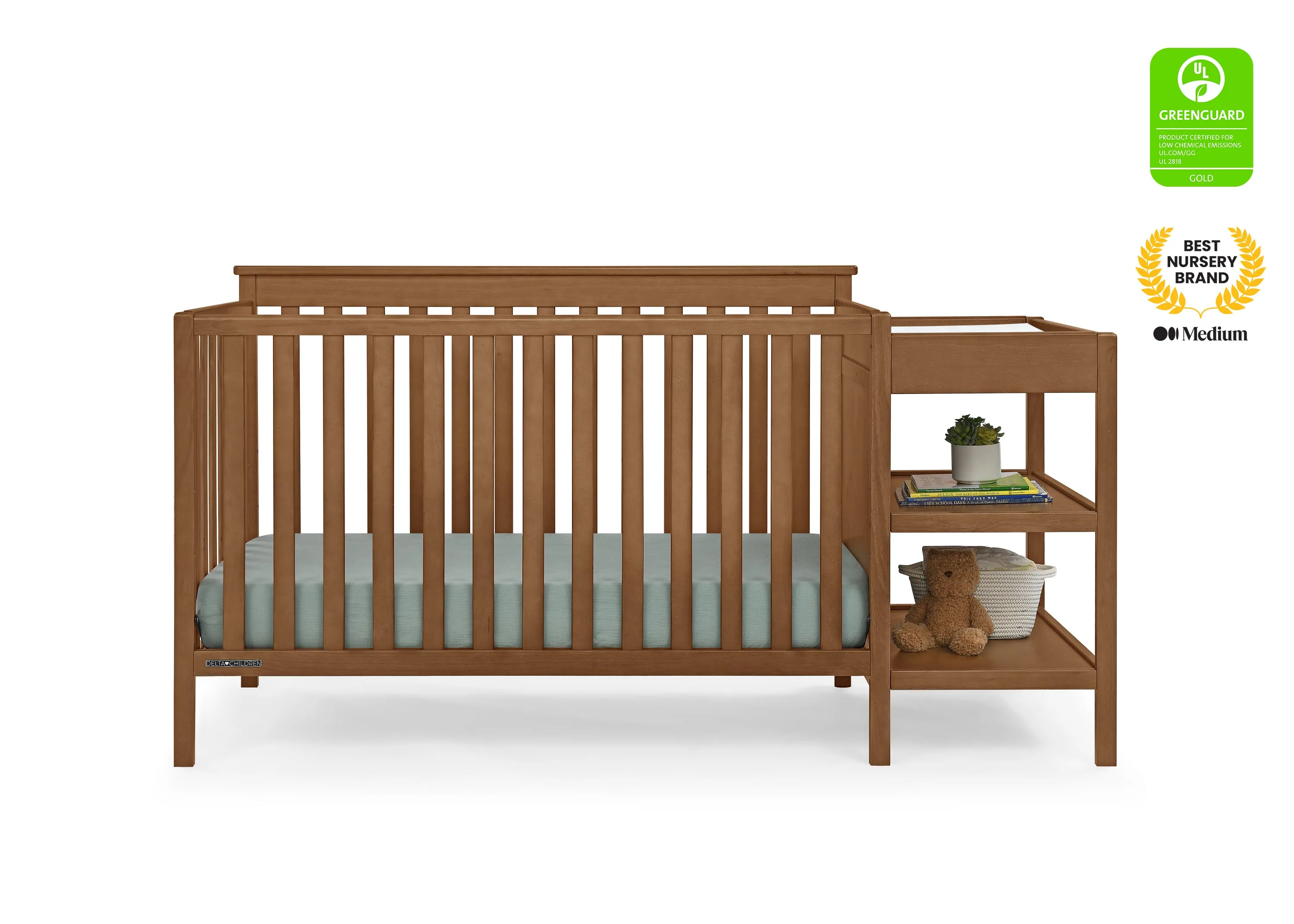 Ellie 5-in-1 Convertible Crib and Changer