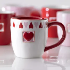 Embossed Heart Mug