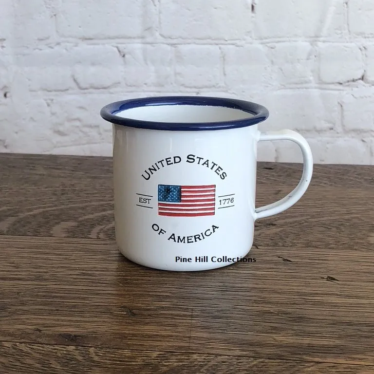 Enamel Cup - USA