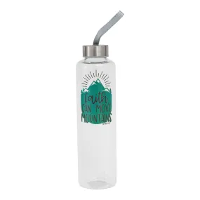 Faith Can Move Mountains Water Bottle