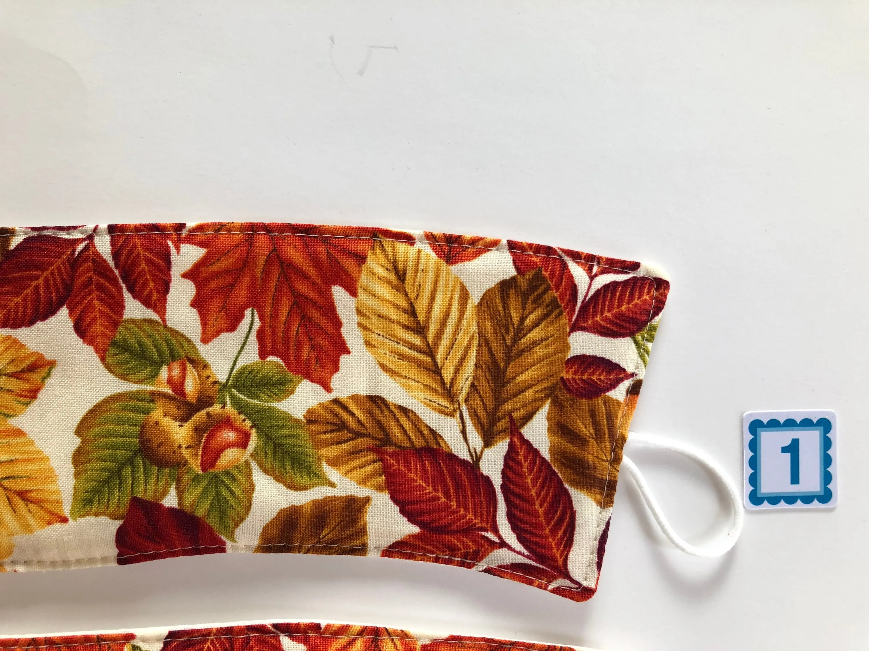 Fall Leaves Hot Drink Cup Cozy, fabric coffee sleeve