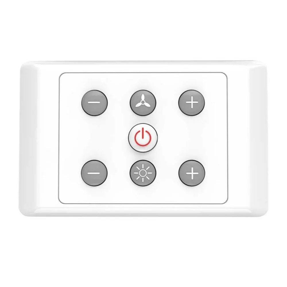 Fan Acc. - DC3/Glacier Push Button Wall Controller (with light models)