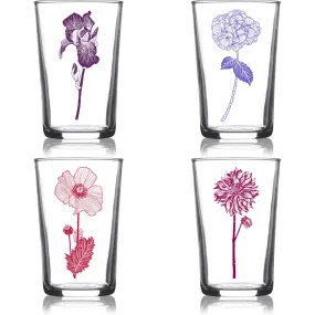 Flower Euro Wine 4 Pack Color Set