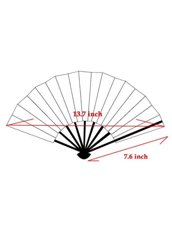 Folding Fan. Double-Sided Design made in Kyoto, Japan. Japanese Hand Fan. "Cherry Blossom / 流水に桜360"