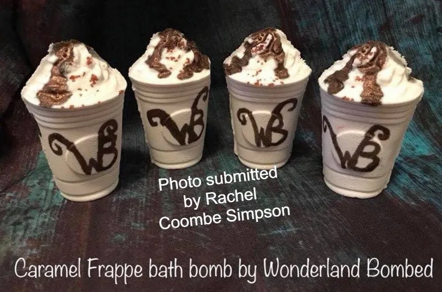 Frappuccino 2-part Plastic Mold,  bath bomb mold, soap mold, coffee mold, resin mold, candy mold, chocolate mold, frappe mold, cappuccino