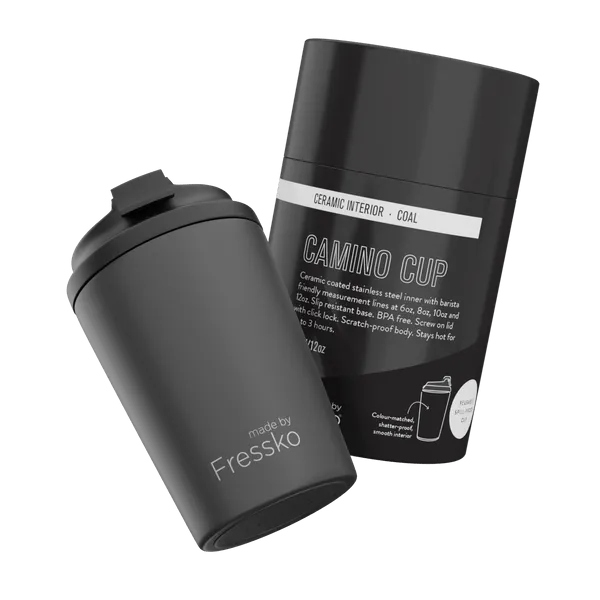 Fressko Reusable Camino Insulated Cup - 12oz Coal