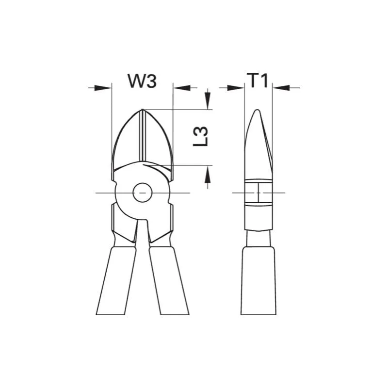 Gedore 2910934 Side cutter 180 mm