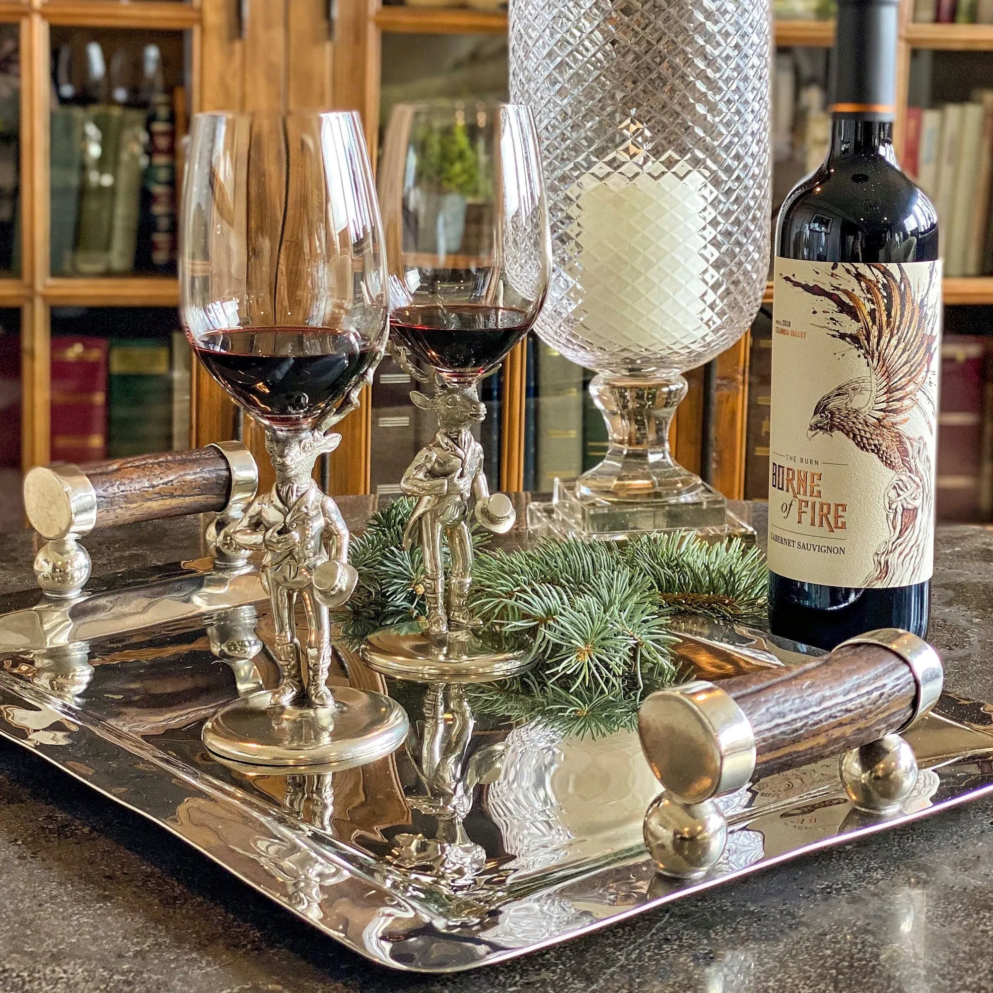 Gentleman Elk Wine Glass