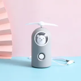 Grey Bear Capsule Fan