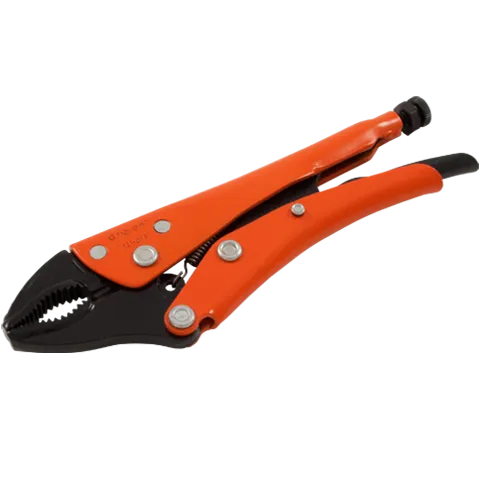 Grip-on® Locking Pliers-Curved Jaws with Wire Cutter