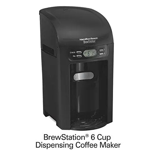 Hamilton Beach 6-Cup Coffee Maker, Programmable Brewstation Dispensing Coffee Machine (48274)