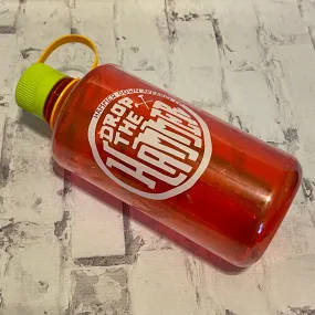 Hammer Down "Drop The Hammer" Water Bottle - Orange/Lime