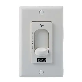 Heavy-Duty Four-Speed Wall-Mount Remote Control Transmitter for Ceiling Fan