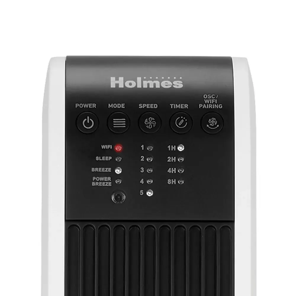 Holmes 40" Oscillating Wi-Fi connect Designer Series Tower Fan