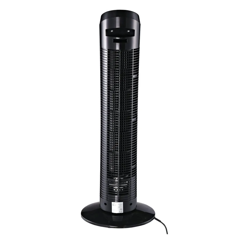 HOMCOM Fan Tower, 27x75H cm-Black