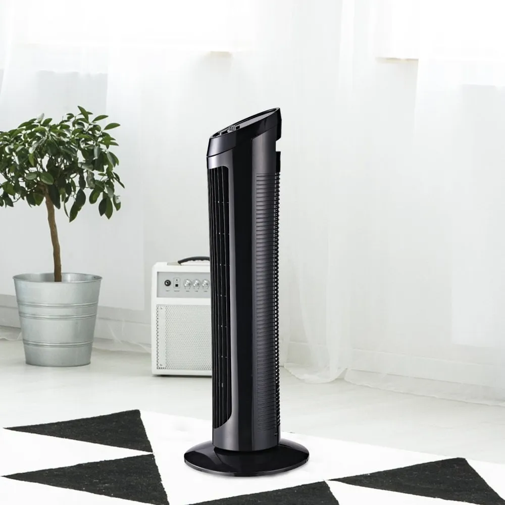 HOMCOM Fan Tower, 27x75H cm-Black