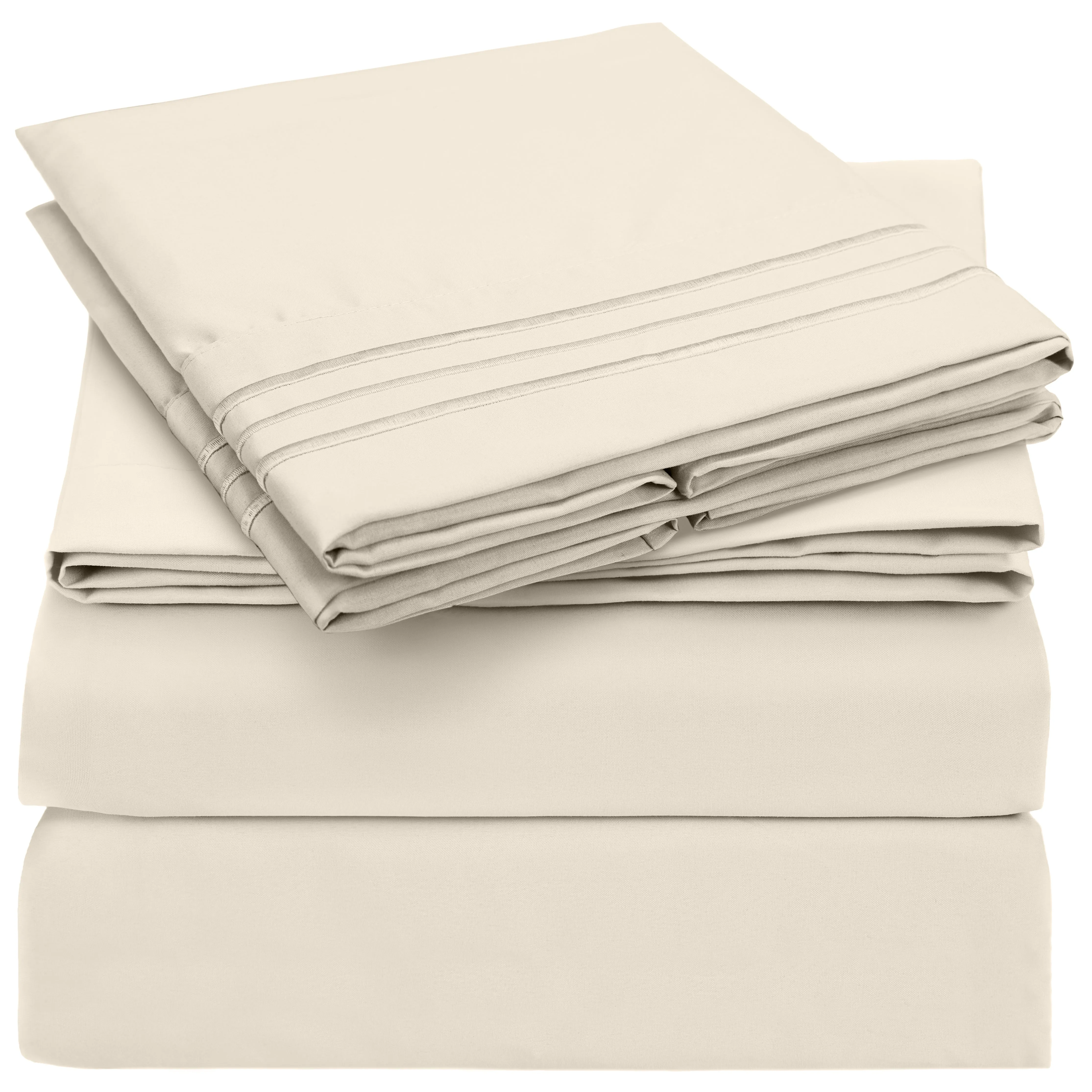 Iconic 4-Piece Microfiber Sheet Set (Light Colors)