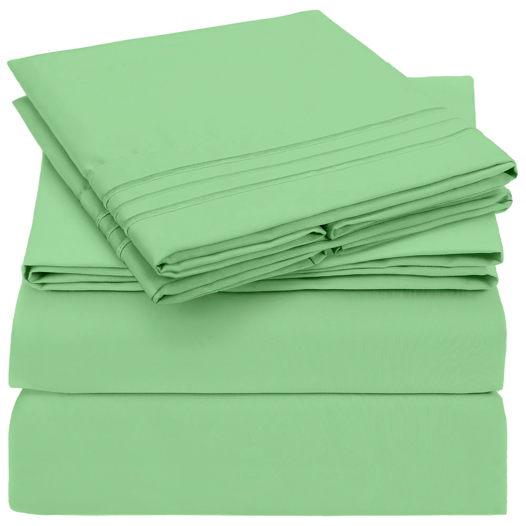 Iconic 4-Piece Microfiber Sheet Set (Light Colors)