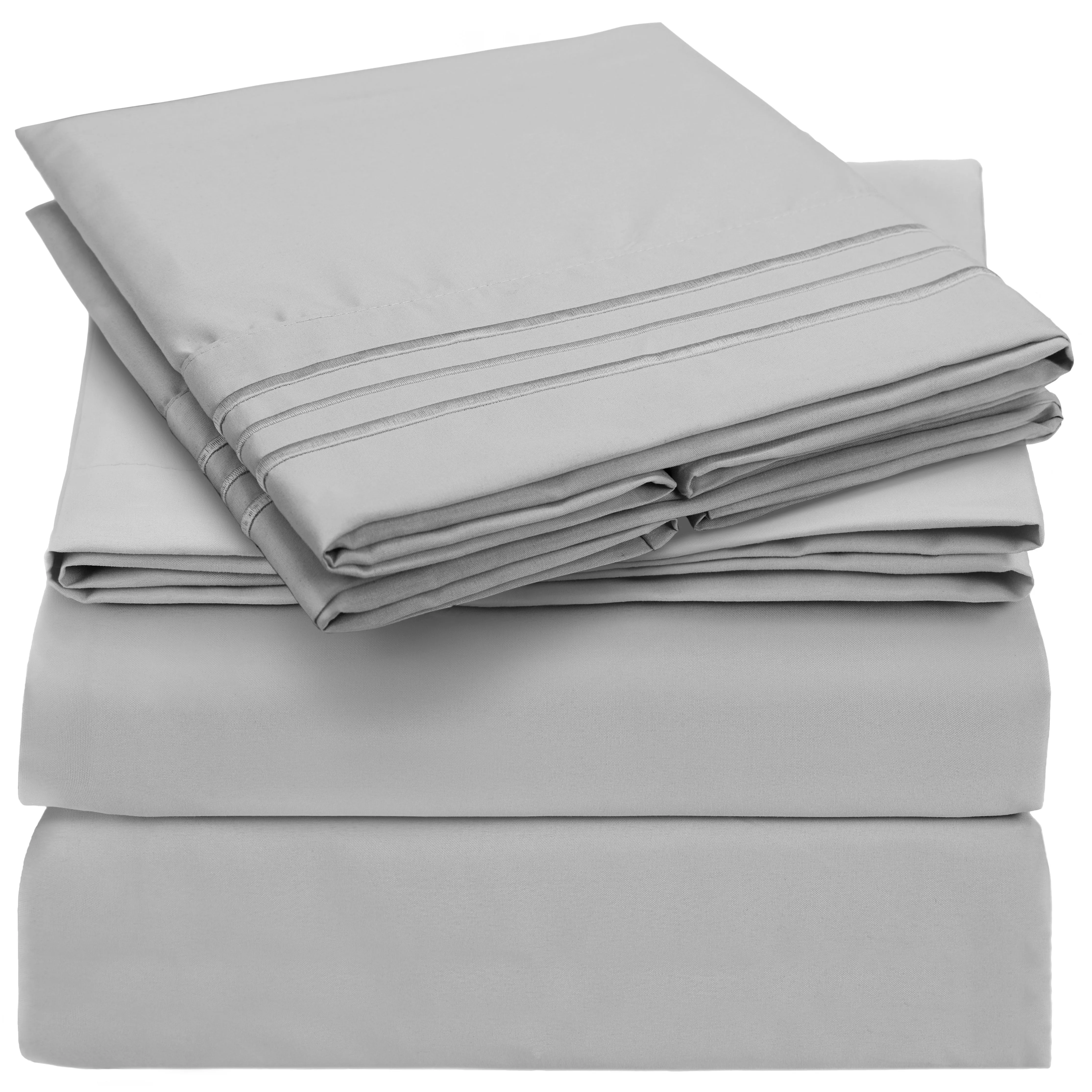 Iconic 4-Piece Microfiber Sheet Set (Light Colors)