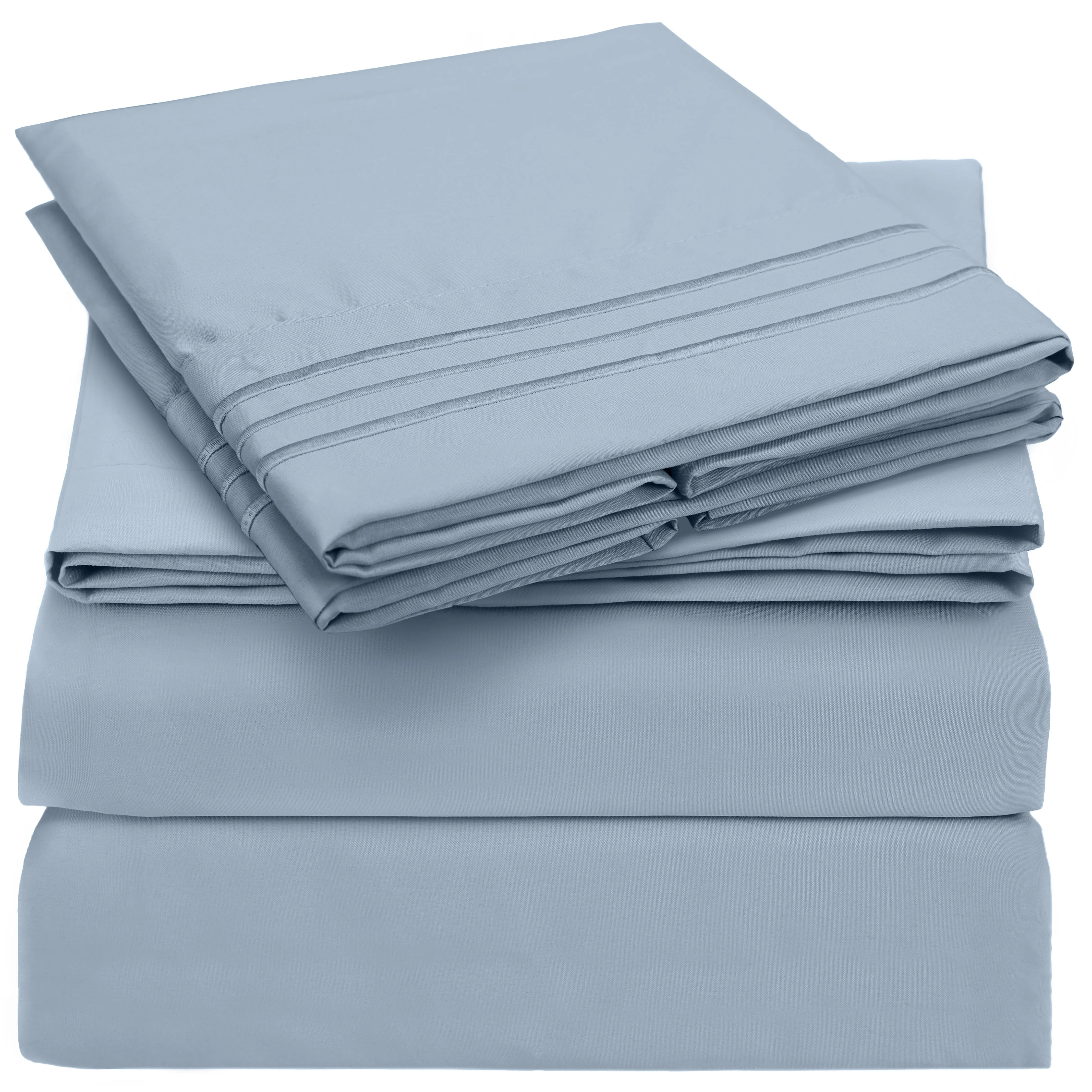 Iconic 4-Piece Microfiber Sheet Set (Light Colors)