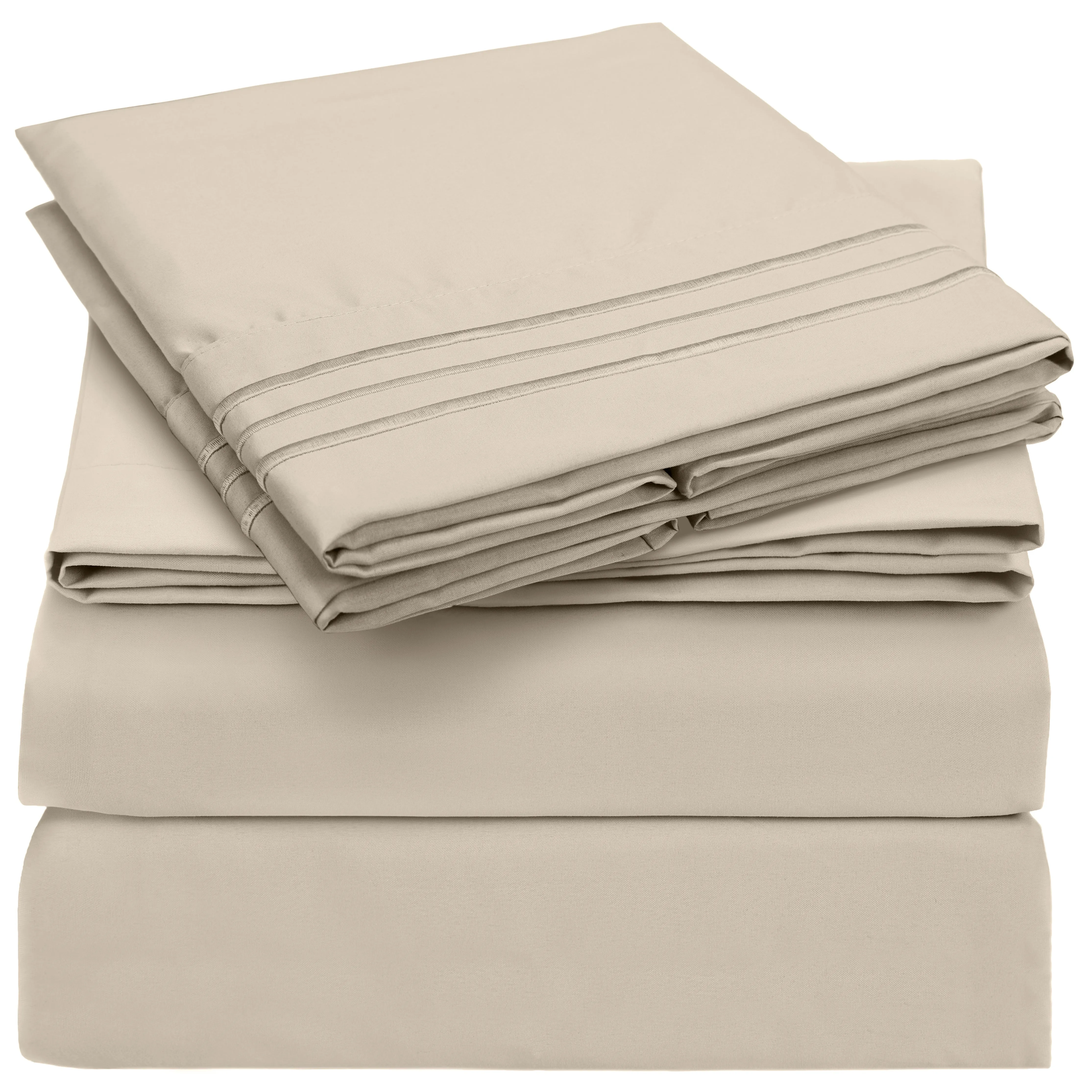 Iconic 4-Piece Microfiber Sheet Set (Light Colors)