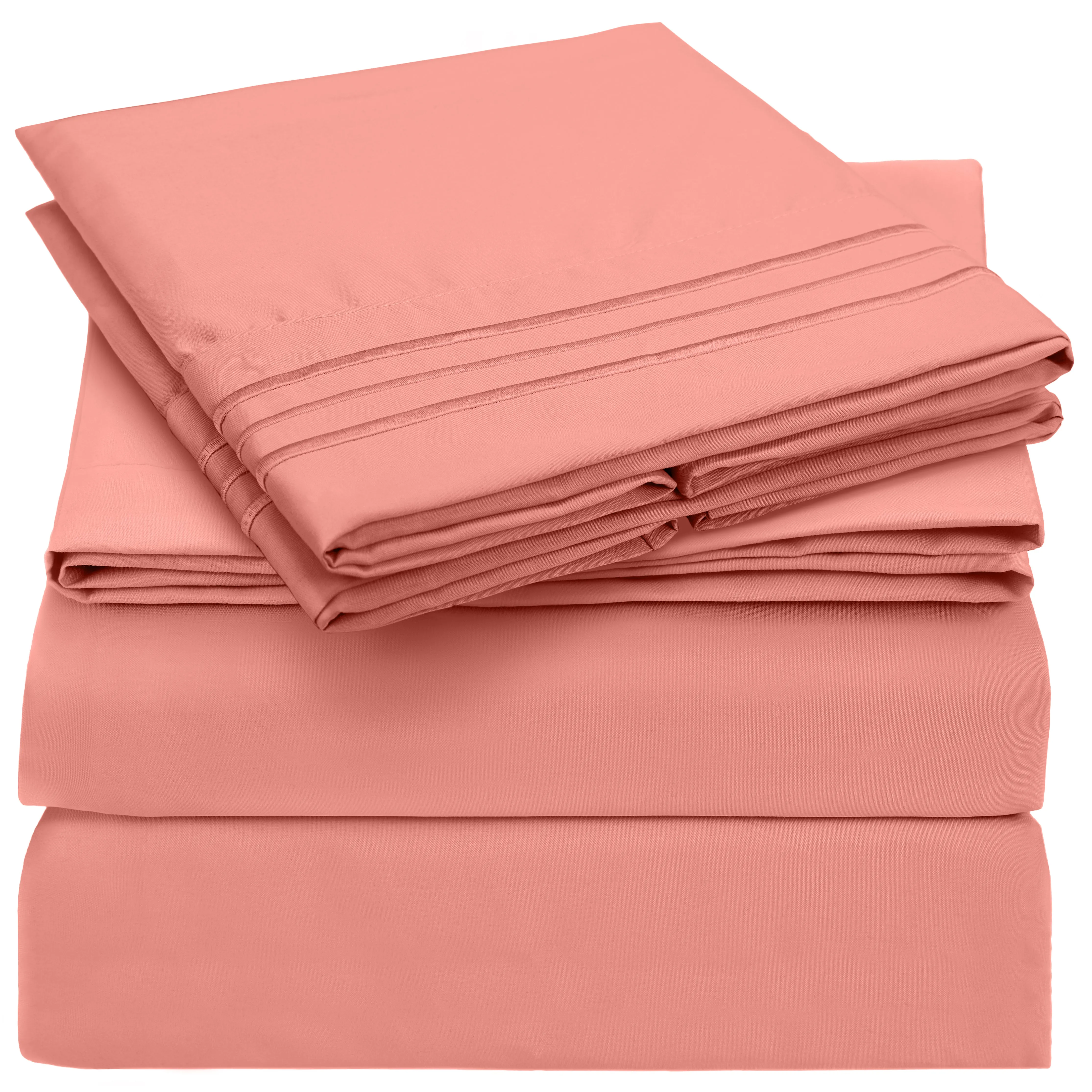 Iconic 4-Piece Microfiber Sheet Set (Light Colors)