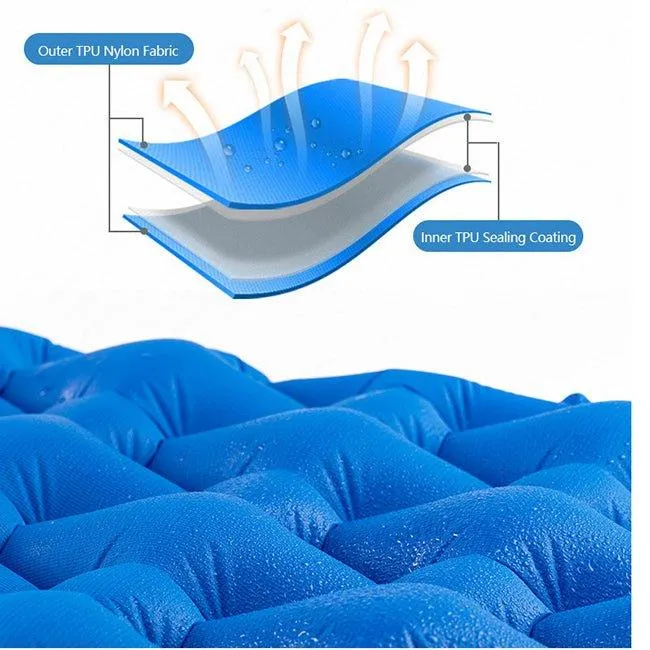 Inflatable Sleeping Pad Air Mattress Moisture-Proof