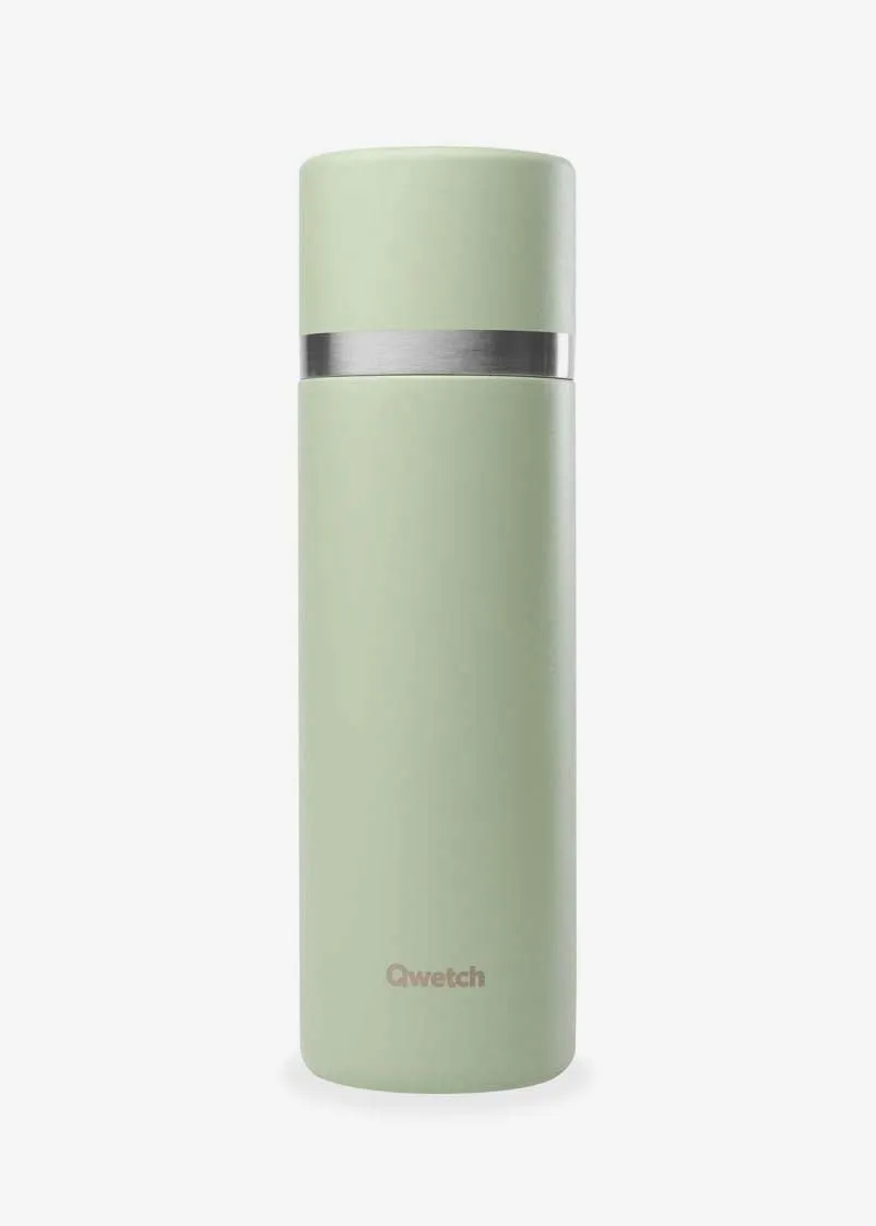 Insulated Stainless Steel Flask in Linden Green