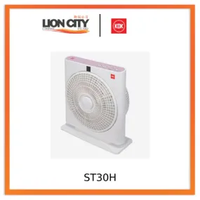 KDK ST30H Lavender/Grey 30cm Box Fan with Stand