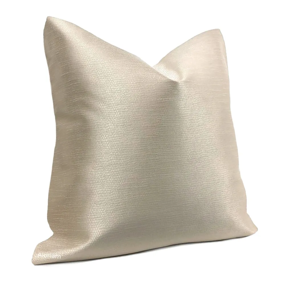 Keira Pearlescent Champagne Pillow Cover