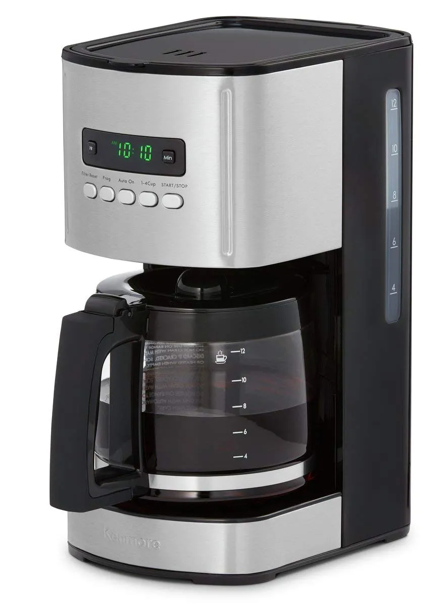 Kenmore 40704 12 Cup Programmable Coffee Maker in Black - D