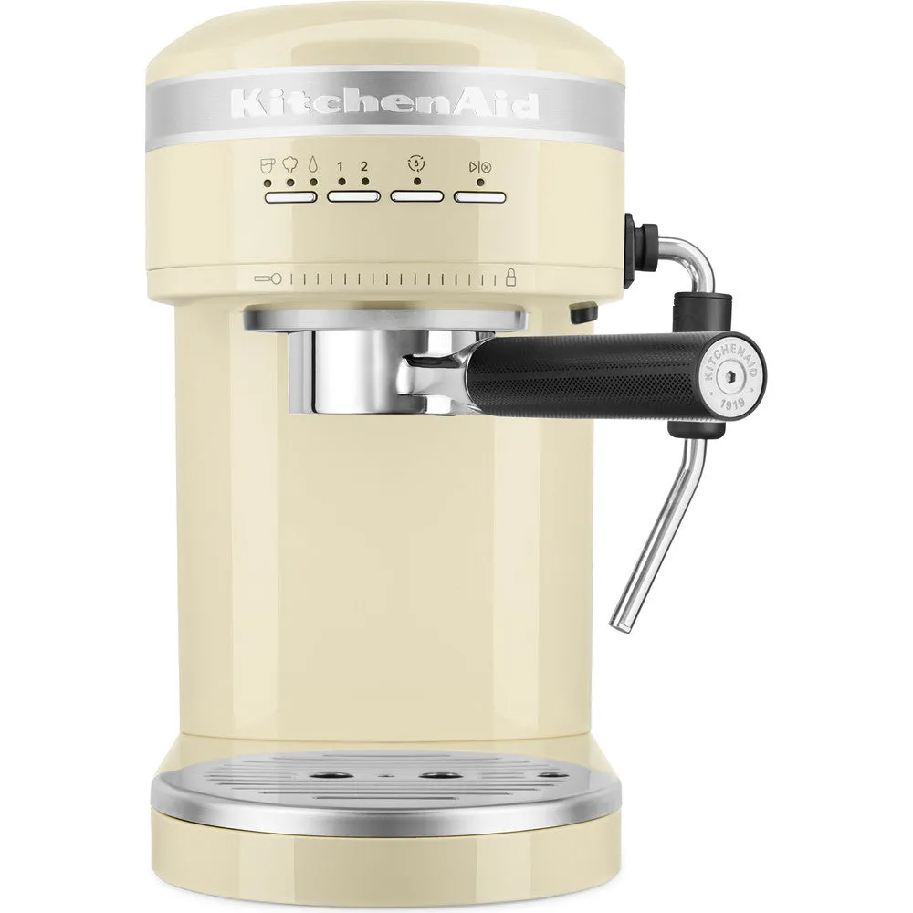 KitchenAid Artisan Semi Automatic Espresso Machine Almond Cream