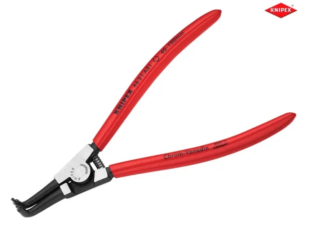 Knipex 46 21 A31 40-100mm External 90° Bent Tip Circlip Pliers