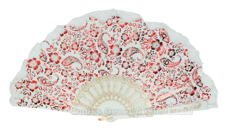 Lace Asian Folding Fans Wholesale