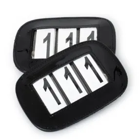 Leather number holder 3 digits