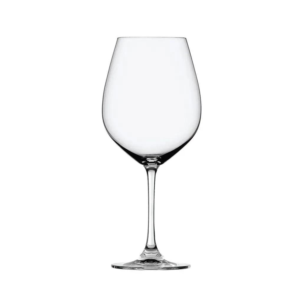 Libbey 4728000 Spiegelau Salute 27.5 oz Stemmed Lead-Free Crystal Glass Burgundy Glass For Red Wine, Case of 12 Pcs