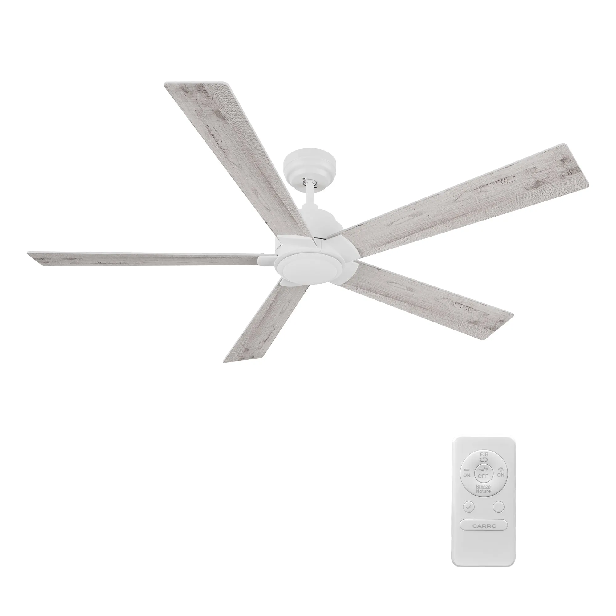 LURGAN 60 inch (5-Blade) Replacement Blades - Reversible White/Light Wood