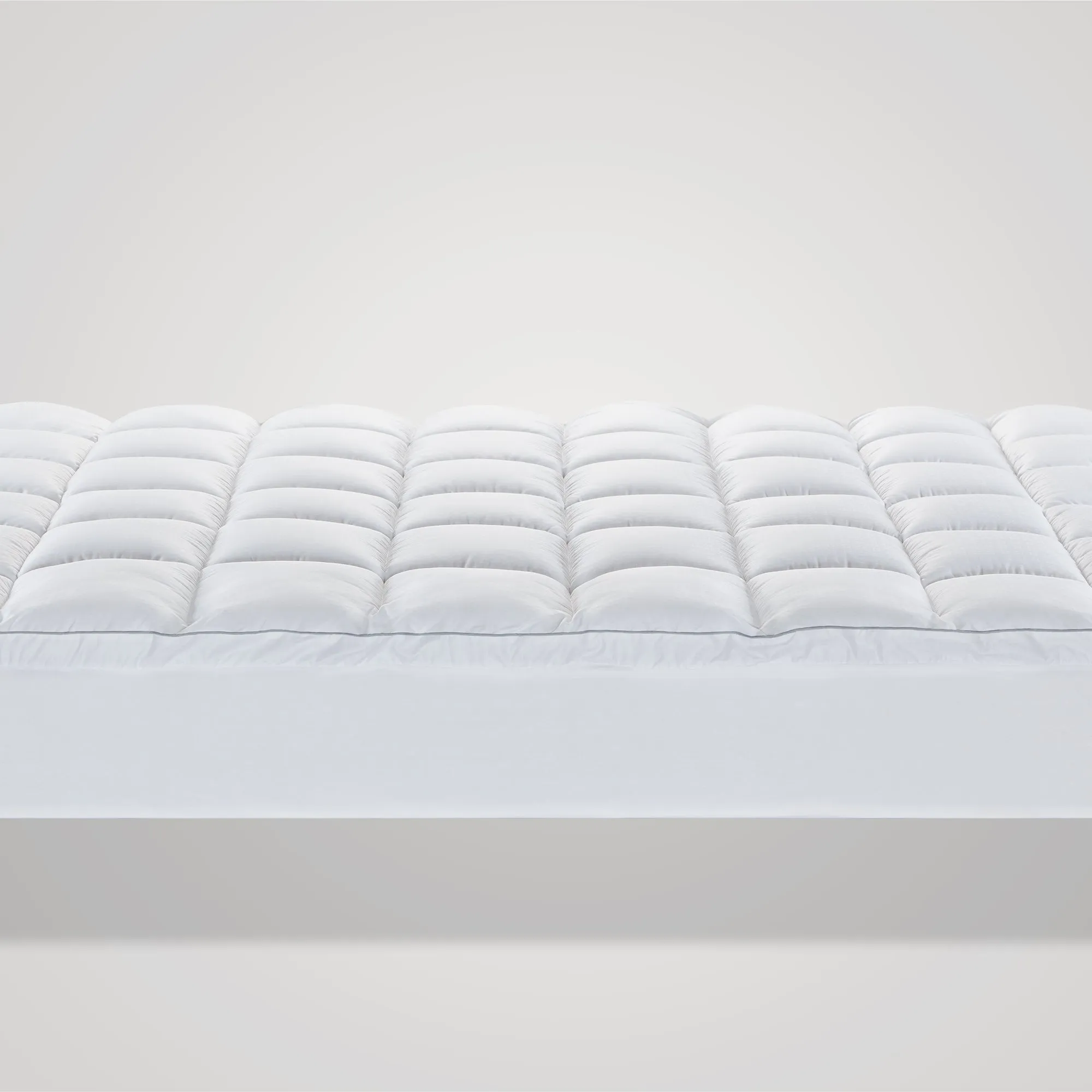 Luxury Thick Cotton Mattress Pad White