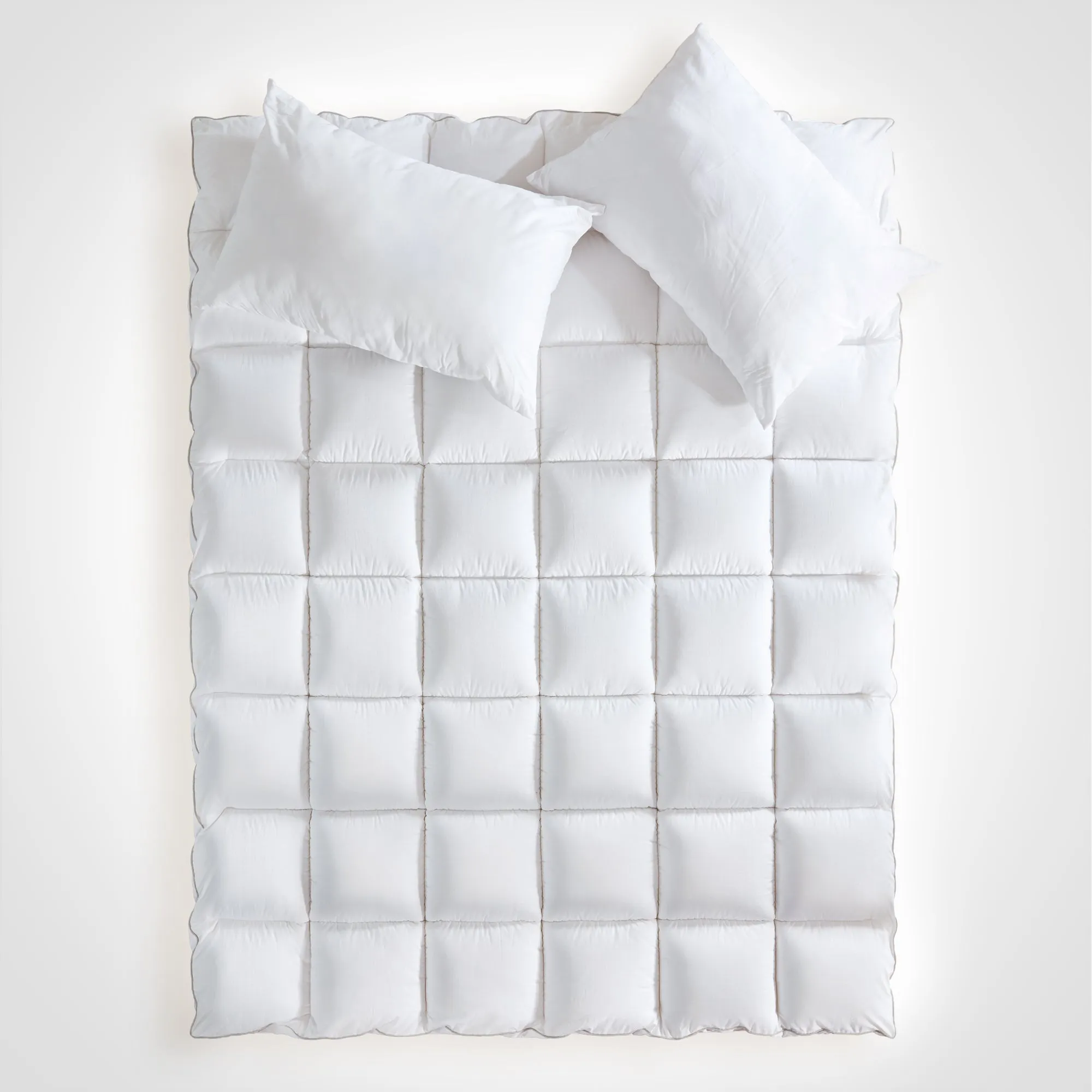 Luxury Thick Cotton Mattress Pad White