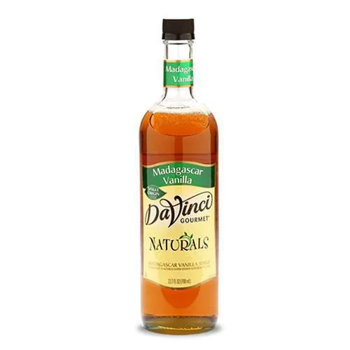 Madagascar Vanilla Natural Single Origin DaVinci Syrup Bottle - 700mL