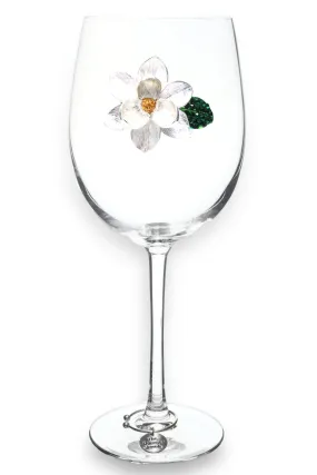 Magnolia Stemmed Wineglass