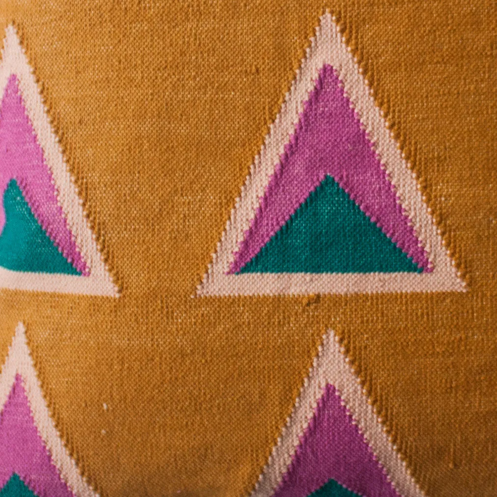 MAYA OCHRE PILLOW