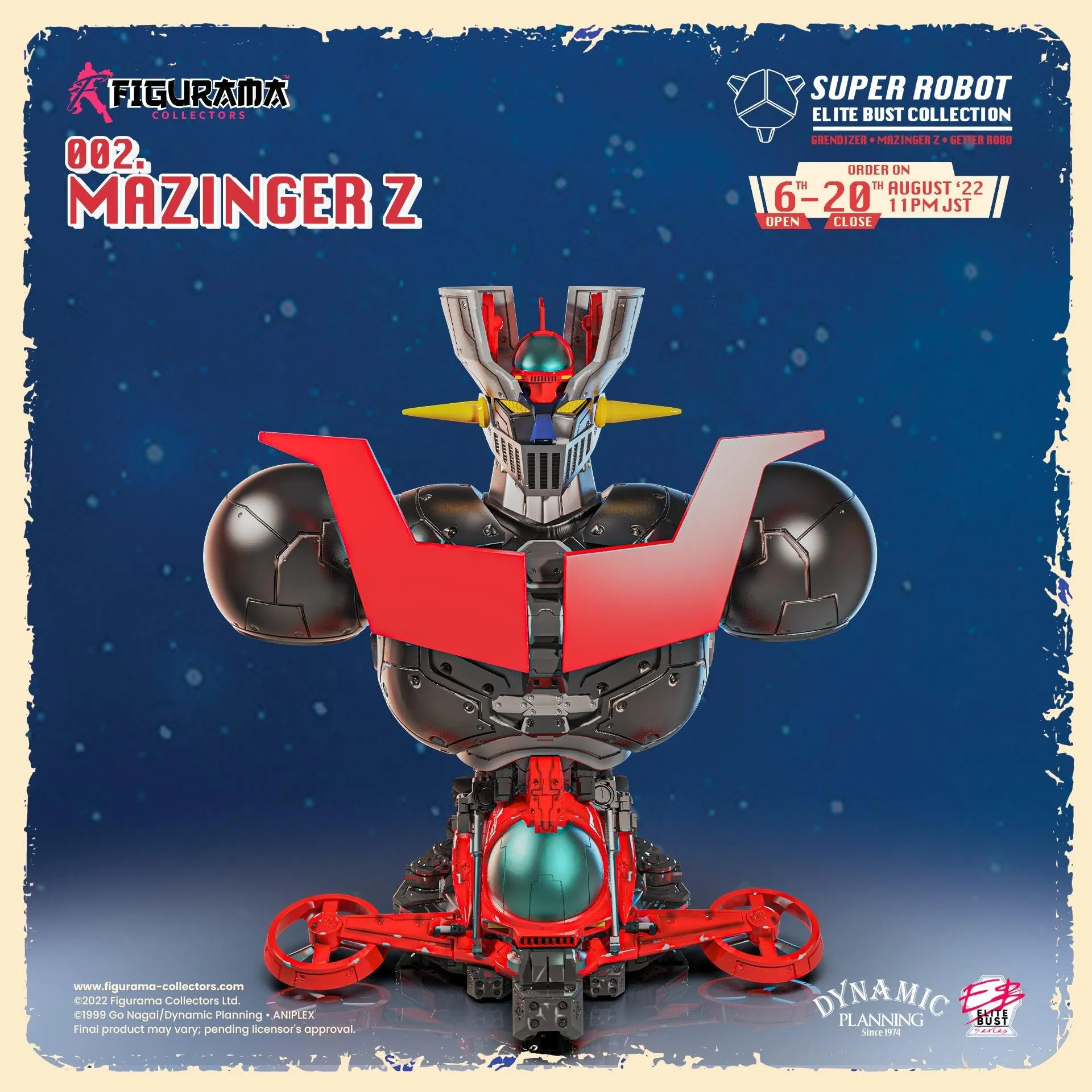 Mazinger Z Robot Bust- Flexible Plan for Ten Months