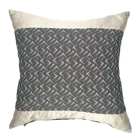 Metallic Glam Silk Throw Pillow Cover 20x20